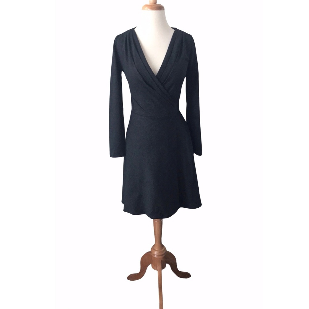 Escada Sport Wrap Dress Charcoal Gray